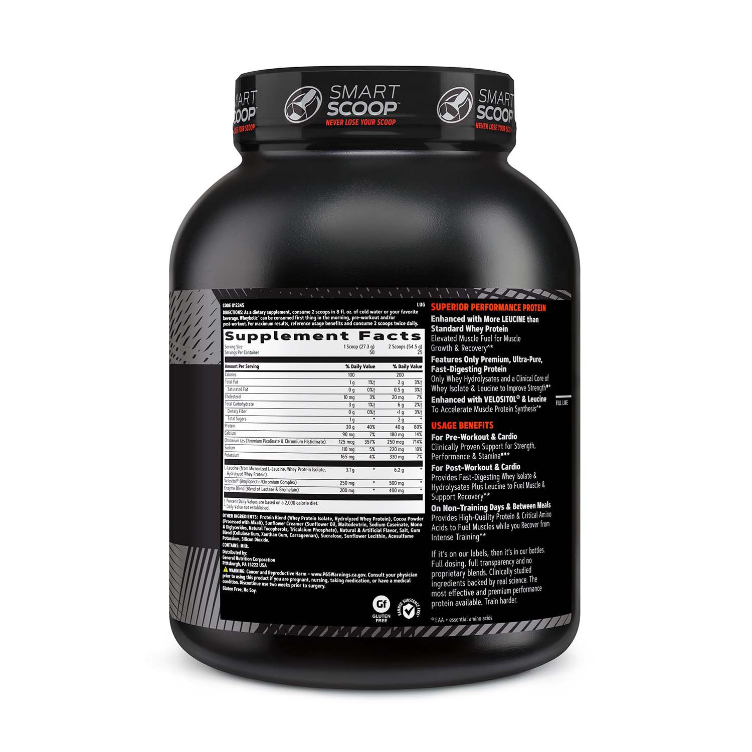 012345 GNC AMP Shop now for GNC AMP Wheybolic, a clinically proven